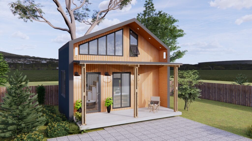Tiny Bliss: Embrace Charm and Comfort with a Cute Tiny House Plan Featuring a Porch