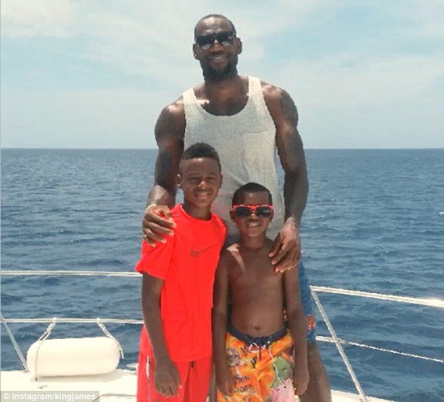 Team Talk While LeBron Walks: Agent’s Meetings Heat Up as James Enjoys Family Time
