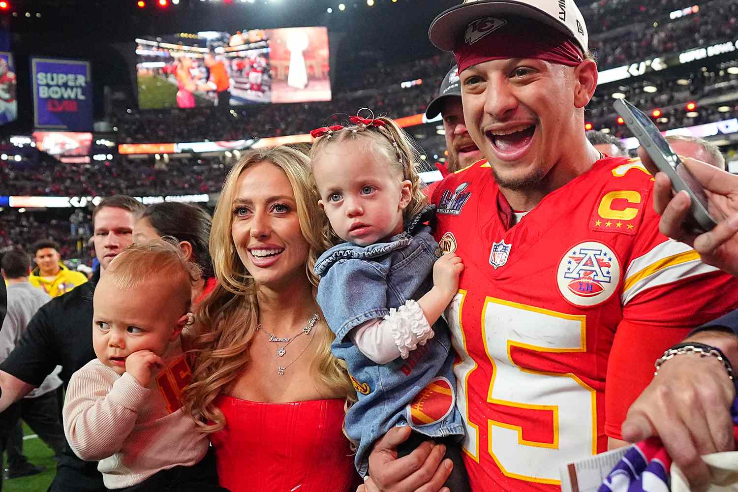 Brittany, Patrick Mahomes Smile with Kids in New Photos from Disneyland