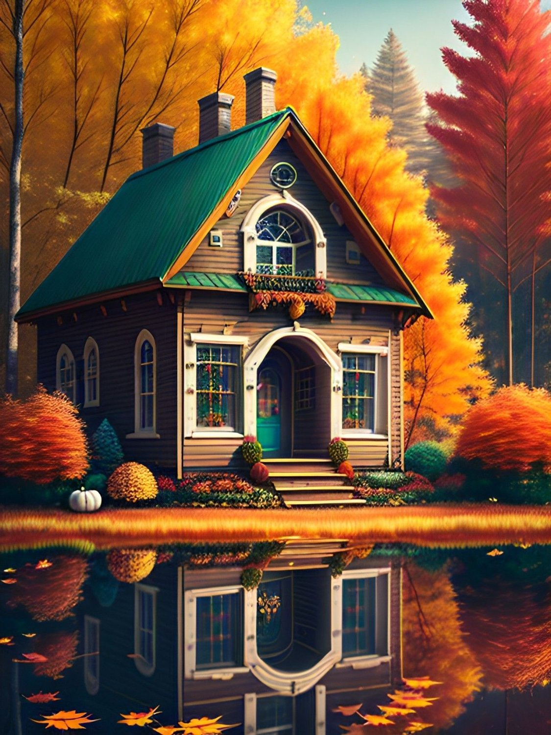 Solve Sunny House 13 jigsaw puzzle online with 80 pieces