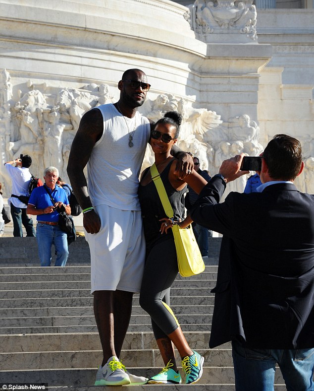 LeBron James and Savannah's Unforgettable Honeymoon: Strolling Hand in Hand at Iconic Roman Sights