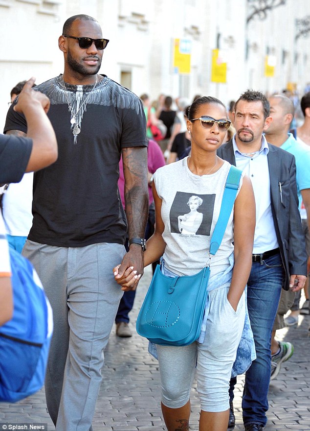 LeBron James and Savannah's Unforgettable Honeymoon: Strolling Hand in Hand at Iconic Roman Sights