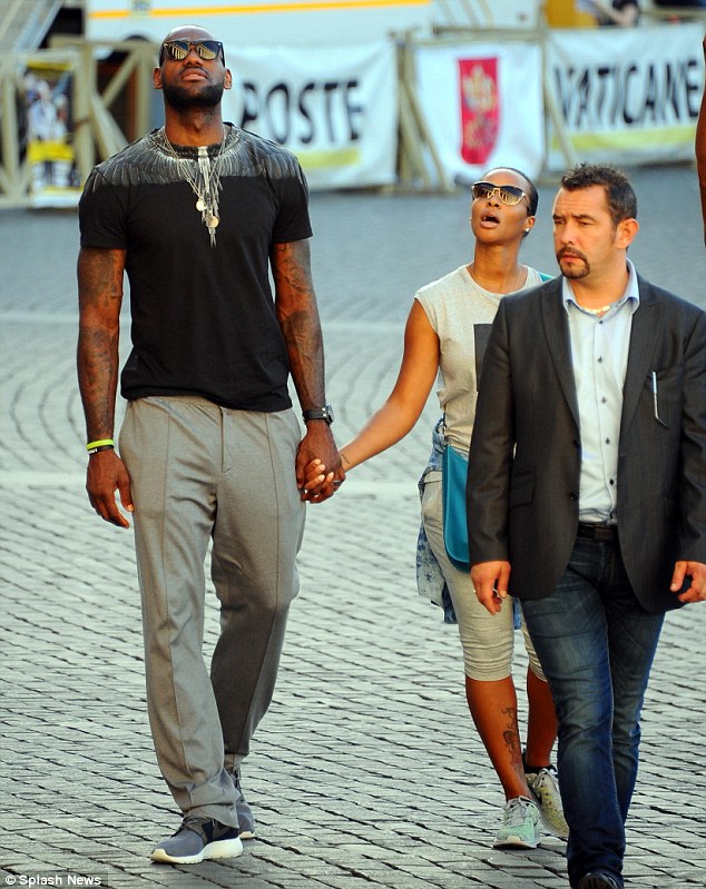 LeBron James and Savannah's Unforgettable Honeymoon: Strolling Hand in Hand at Iconic Roman Sights