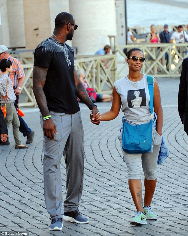 LeBron James and Savannah's Unforgettable Honeymoon: Strolling Hand in Hand at Iconic Roman Sights