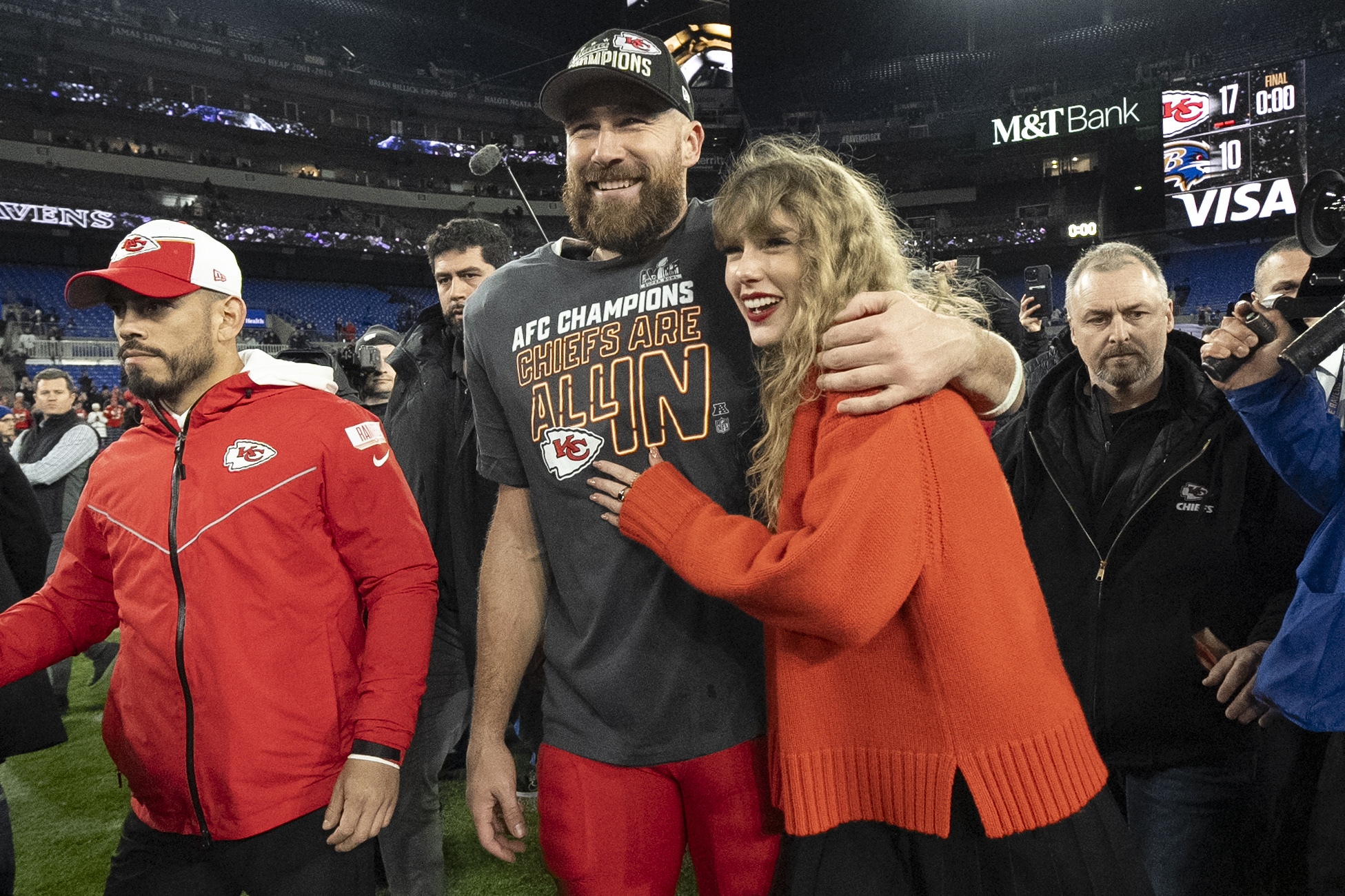 Travis Kelce and Taylor Swift