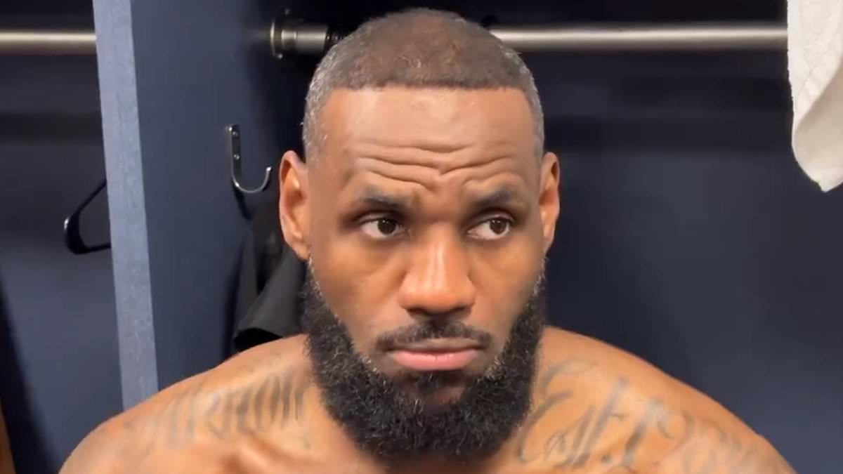 LeBron James, 39, drops huge retirement hint after his 40-piece in Lakers win over Nets | Daily Mail Online