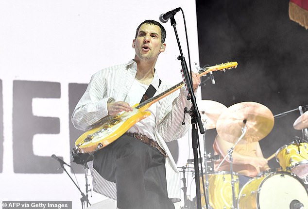 Taylor and Travis cheered on her longtime collaborator Jack as he took the stage