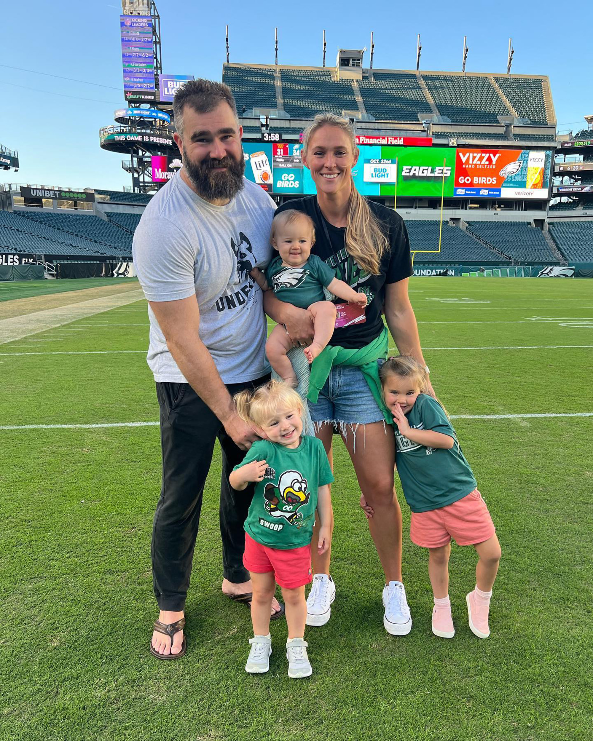 Jason and Kylie Kelce