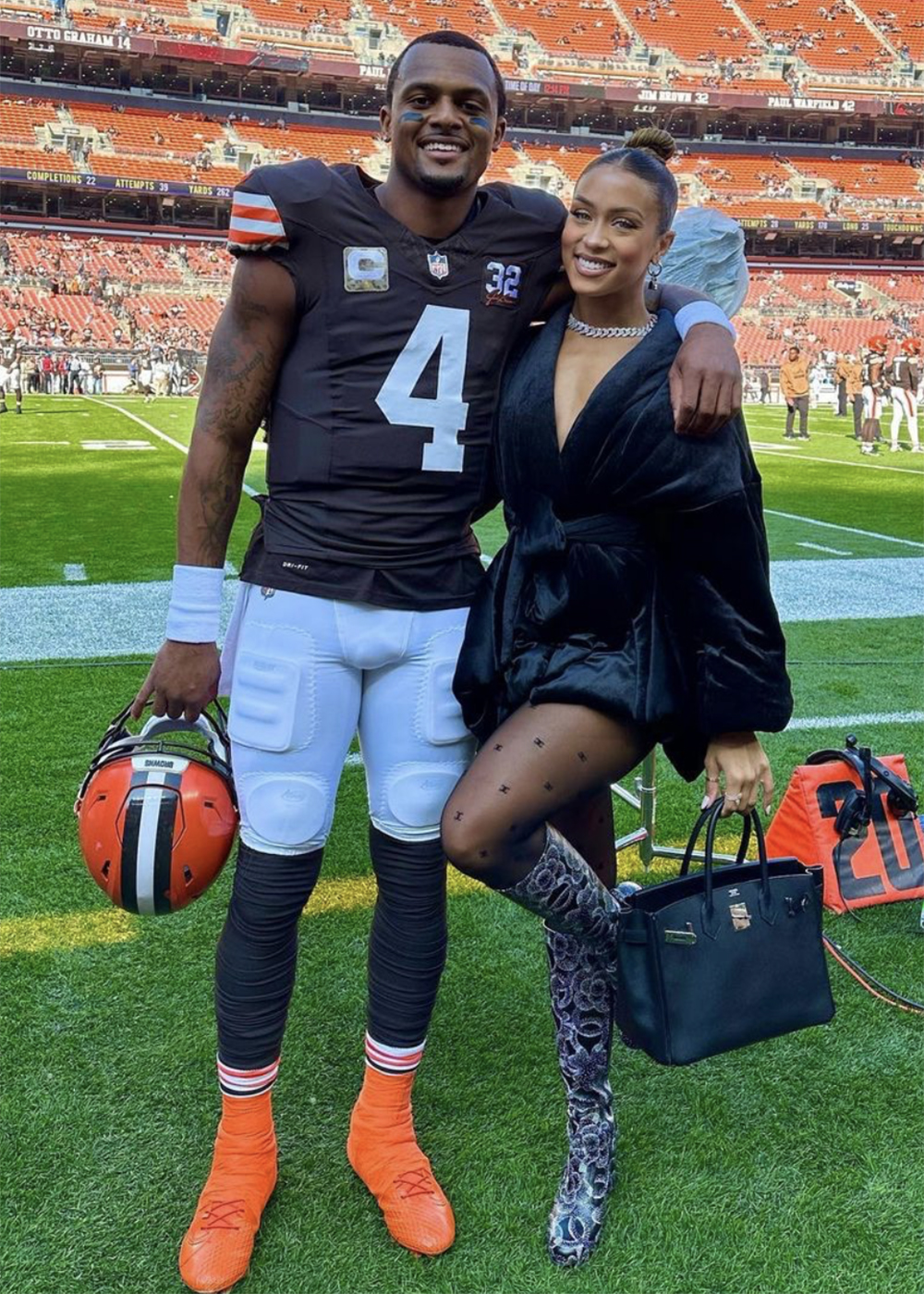 Deshaun Watson's girlfriend Jilly Anais 'came to slay' for Browns return