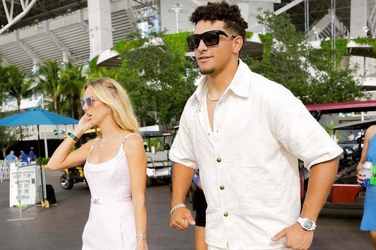Patrick and Brittany Mahomes lived the life of luxury at the Miami GP