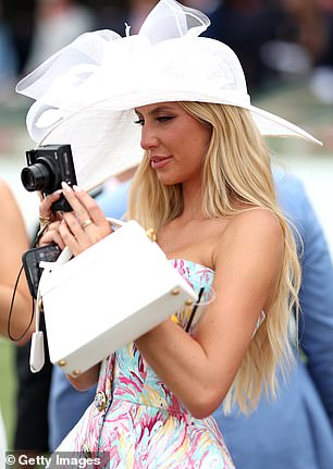 Alix Earle attends the Kentucky Derby