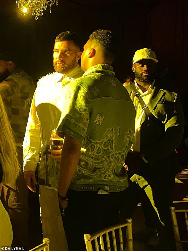 Travis Kelce partied the night away in Miami following Sunday's Formula One Grand Prix