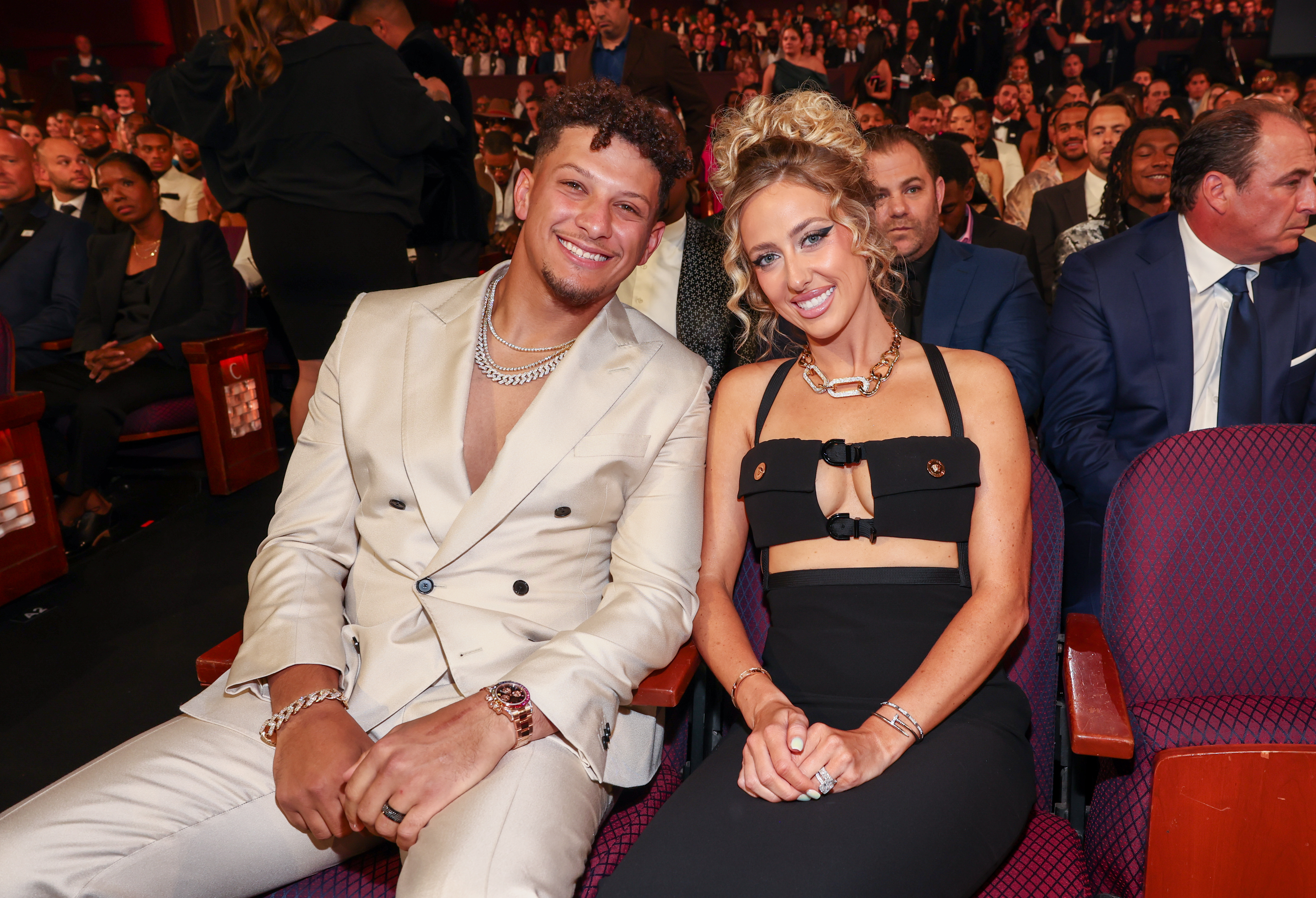 Travis and Taylor will be joined in Florida by his Kansas City Chiefs teammate Patrick Mahomes and his wife Brittany