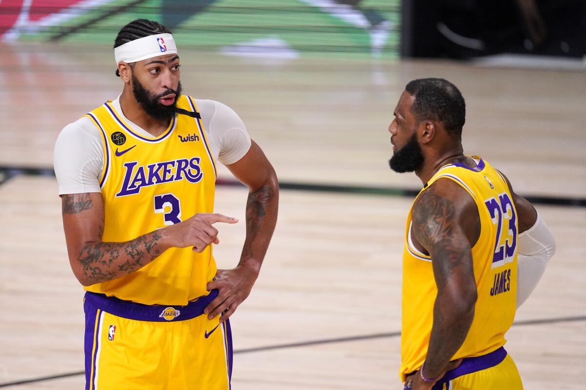 Anthony Davis says Lakers teammates are telling him, 'This is your team' -  Lakers Daily - radiozona.com.ar