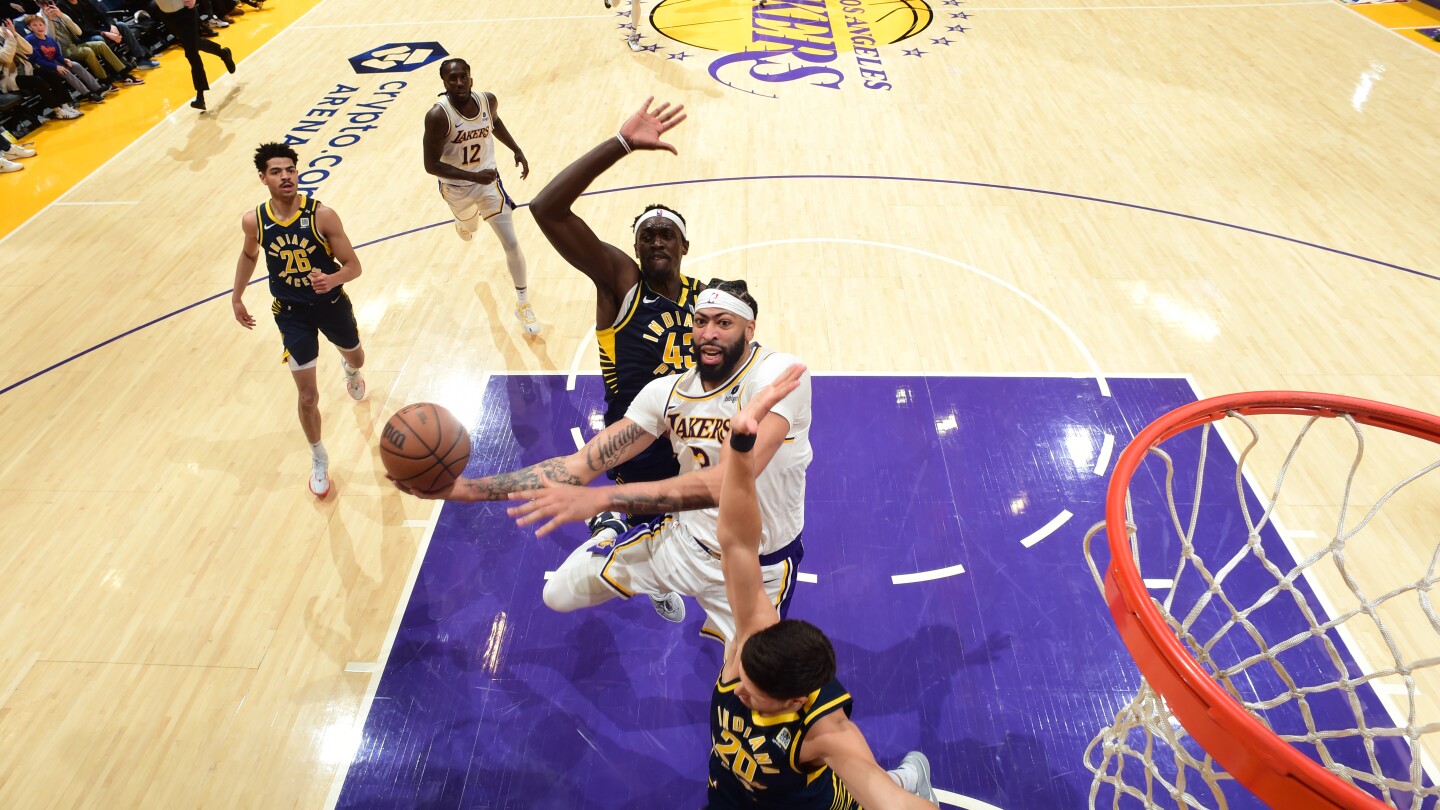 Anthony Davis scores 36, Lakers hold off Pacers comeback for dramatic 150-145 win - NBC Sports