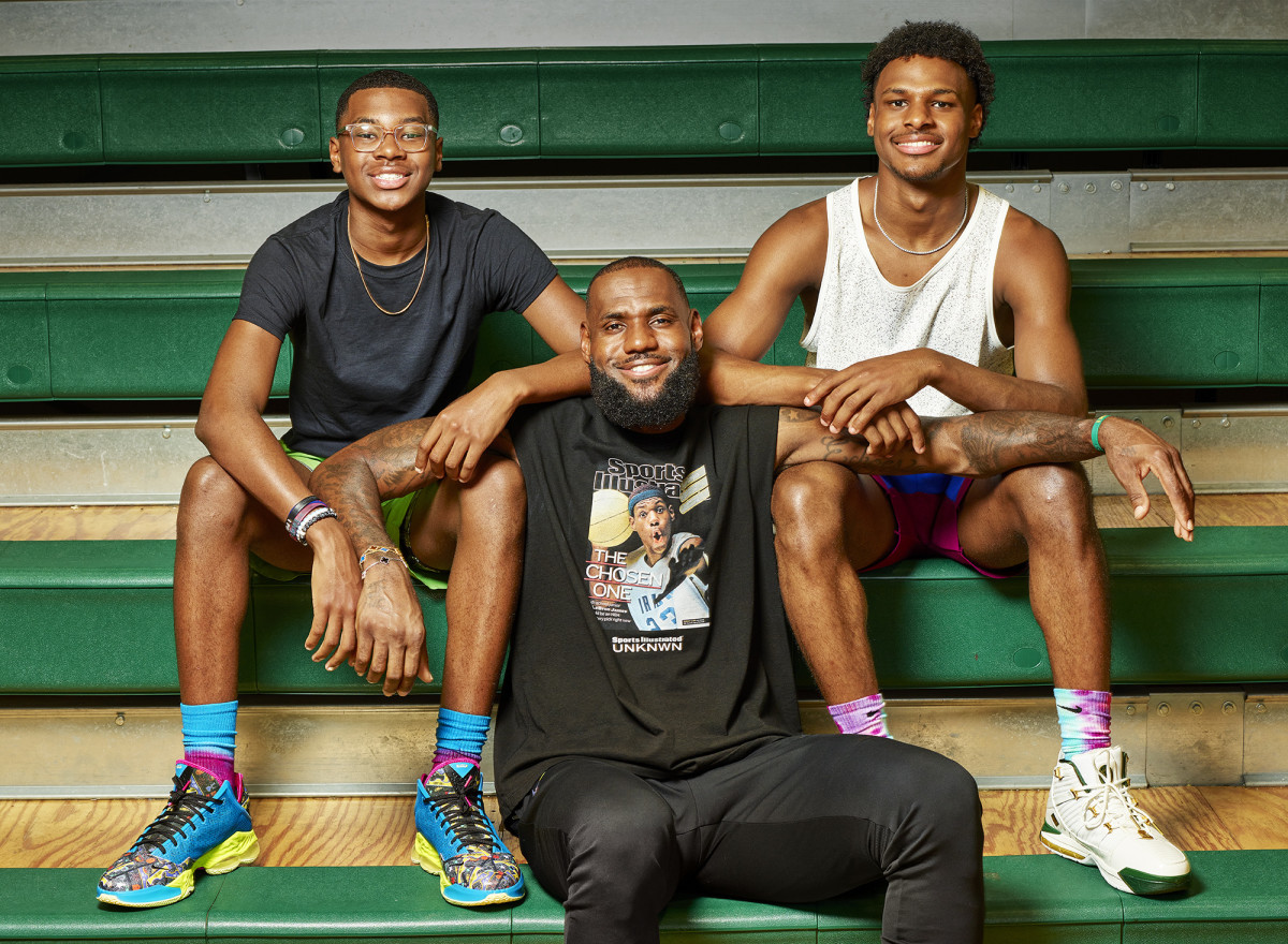 Inside LeBron's grand plan to play in the NBA with Bronny and Bryce -  Sports Illustrated