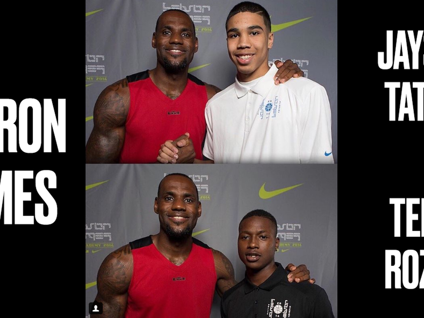 LeBron James posed for photos with a young Jayson Tatum back in 2014. Now,  Tatum's dunking on him in a Game 7 - SBNation.com