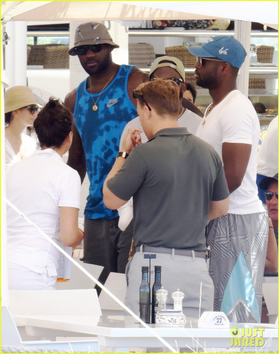 dwyane wade lebron james chris paul ibiza vacation 013696466